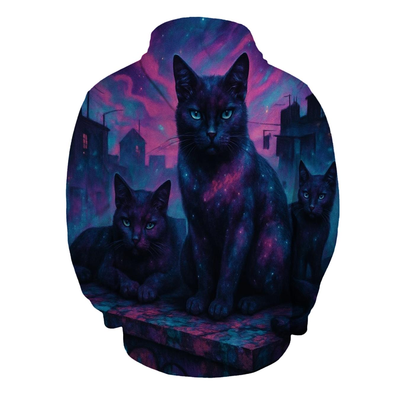 Nebula Street Cats hoodie styles