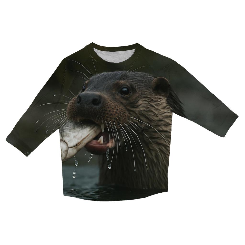 Estuary Surge Otter designer 3/4 sleeve blouses