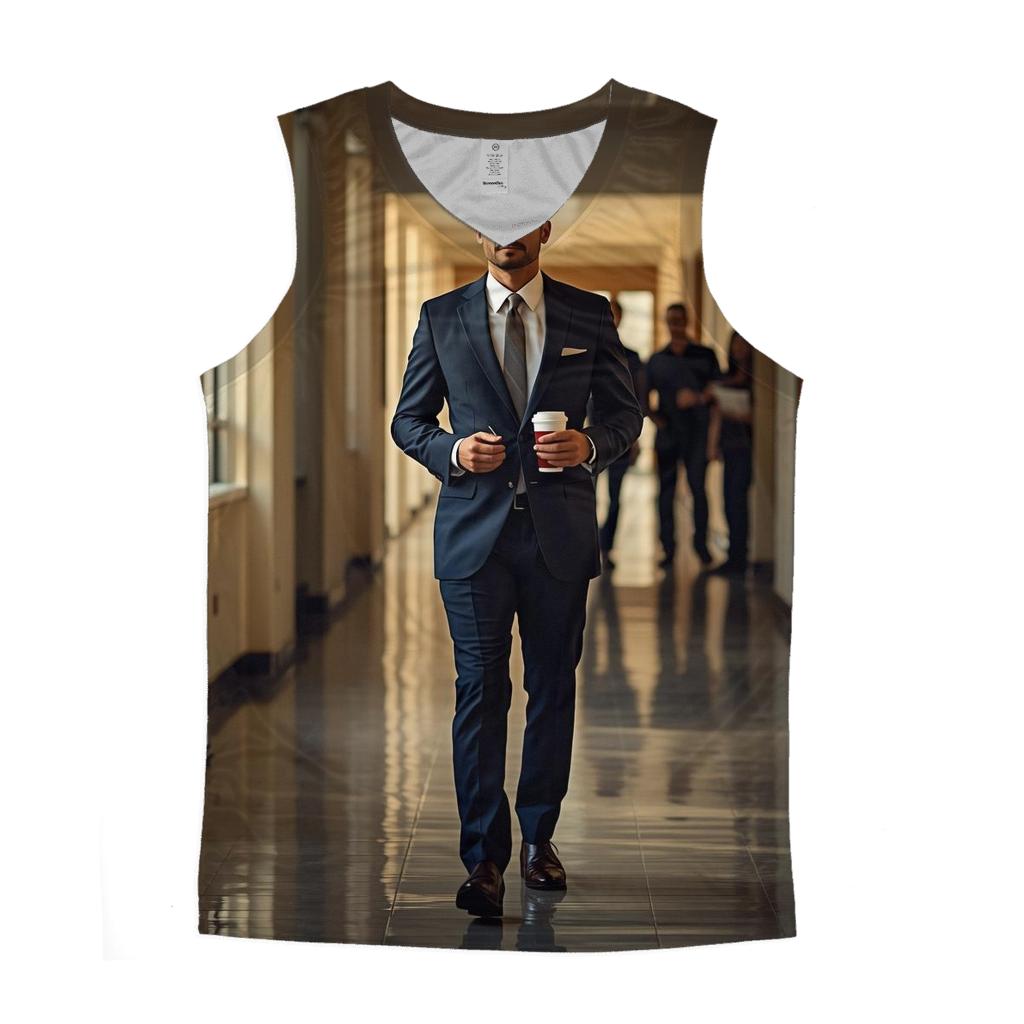 Lecture Corridor Reflection casual summer tank tops