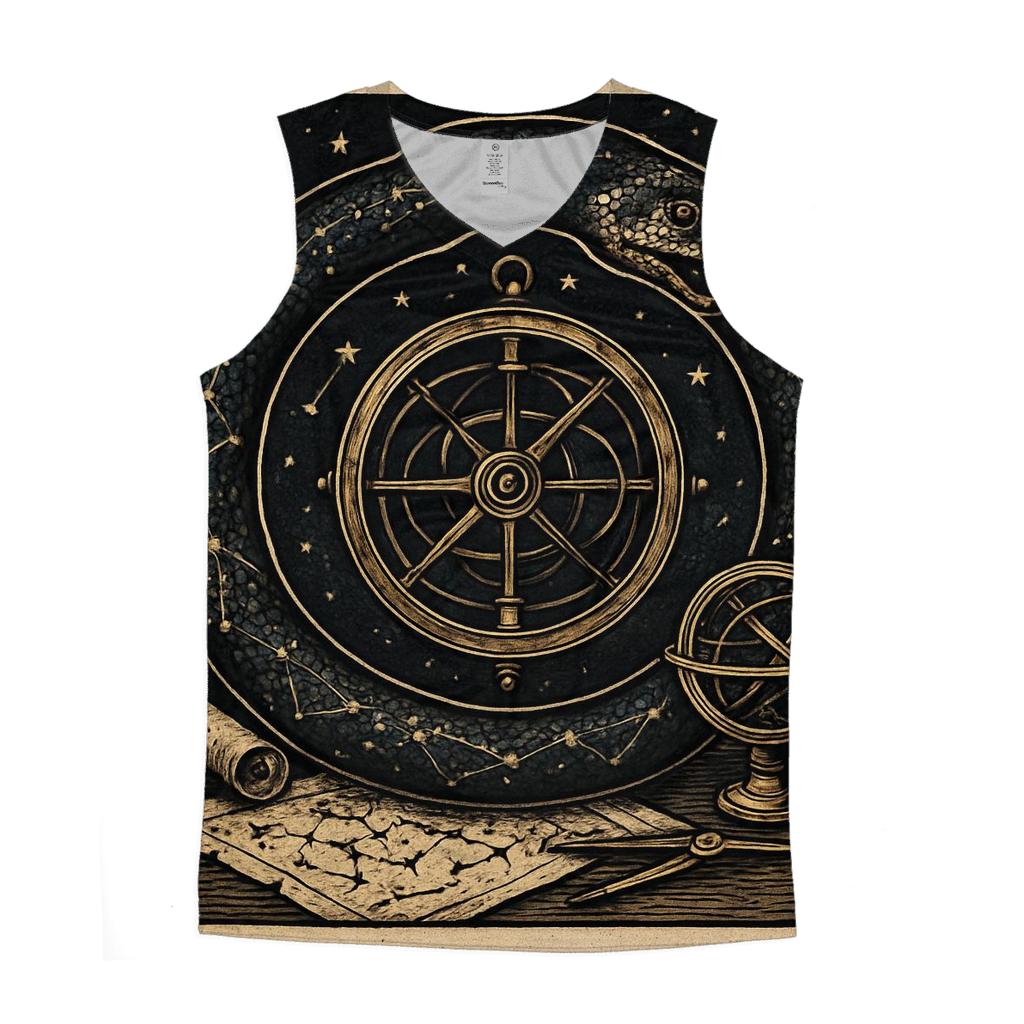 Celestial Ouroboros Cartographer designer workout tanks
