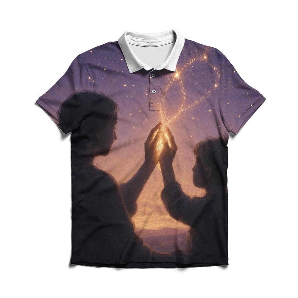 Constellation Of Her Hands custom polo shirts