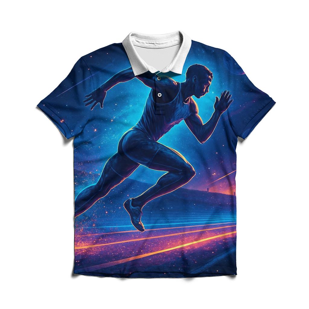 Nebula Sprint branded logo polo shirts