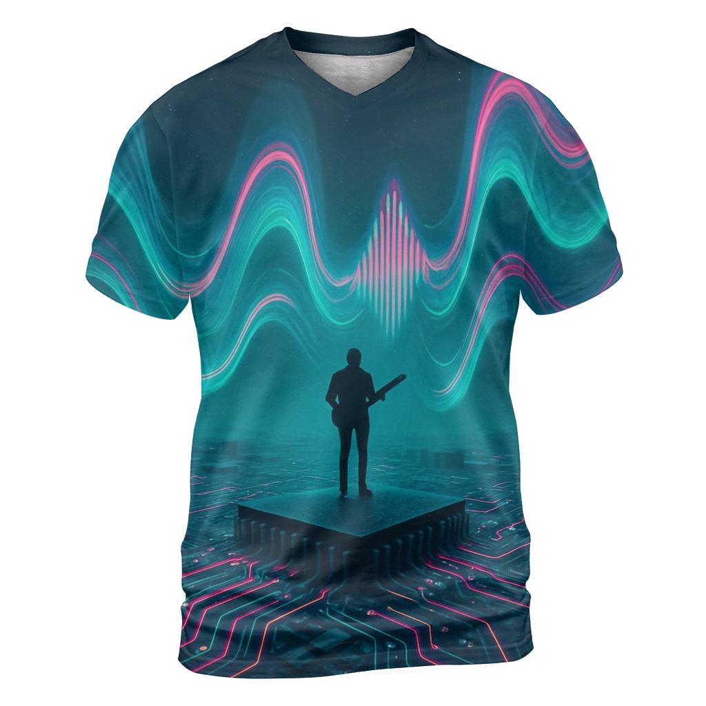 Aurora Circuit Muse artistic all-over print tops