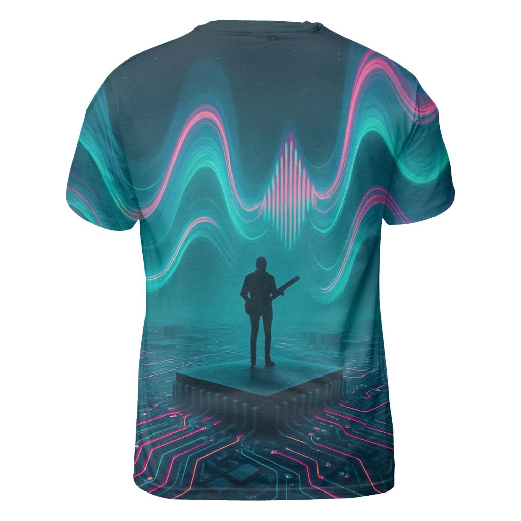 Aurora Circuit Muse artistic all-over print tops