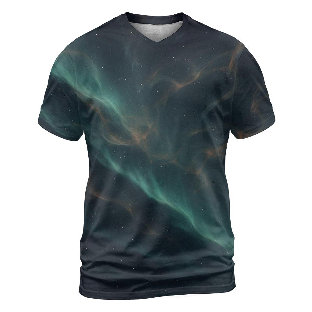 Auroral Filament Harvest trendy printed shirt styles