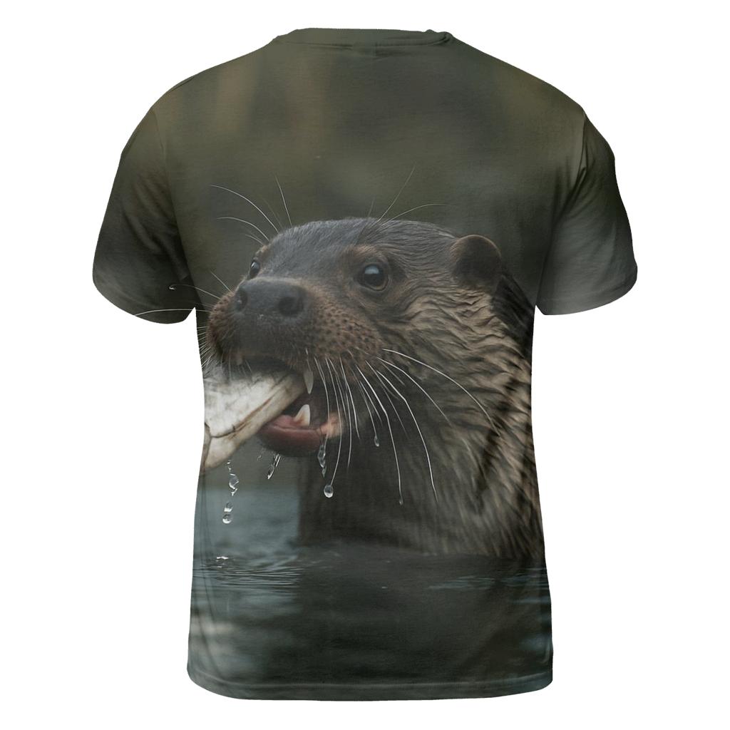 Estuary Surge Otter creative print fashion shirts