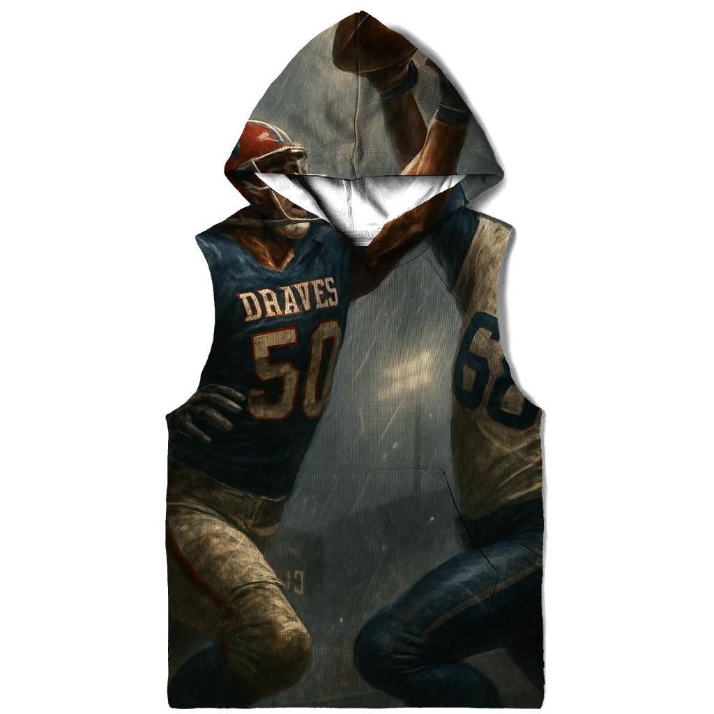 Gridiron Showdown Atlanta Chicago custom hoodies