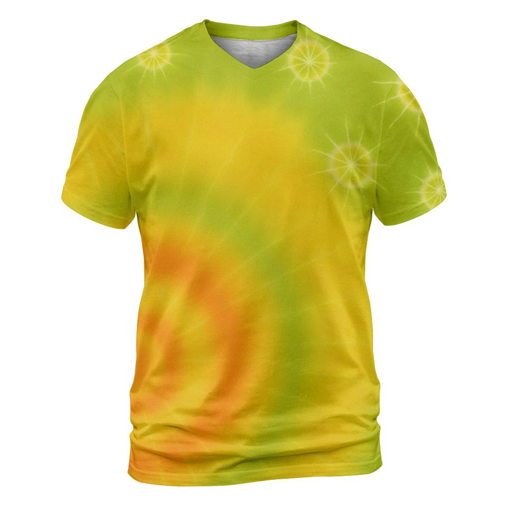 Off Center Citrus Bullseye With Kumo Clusters creative print fashion shirts