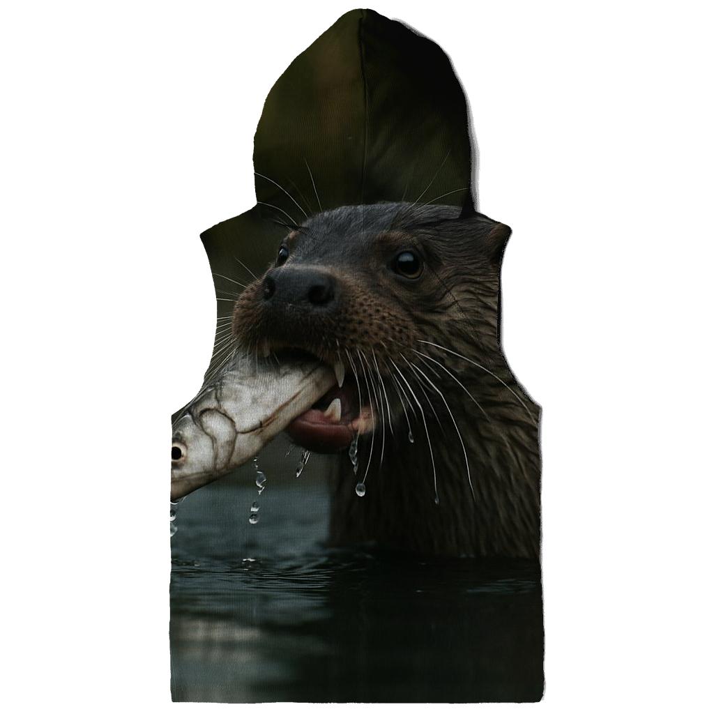 Estuary Surge Otter graphic hoodies