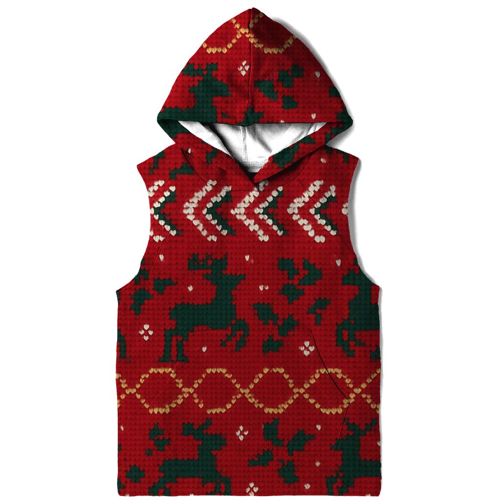 Tacky Tinsel Reindeer Carousel Design hoodies fashion