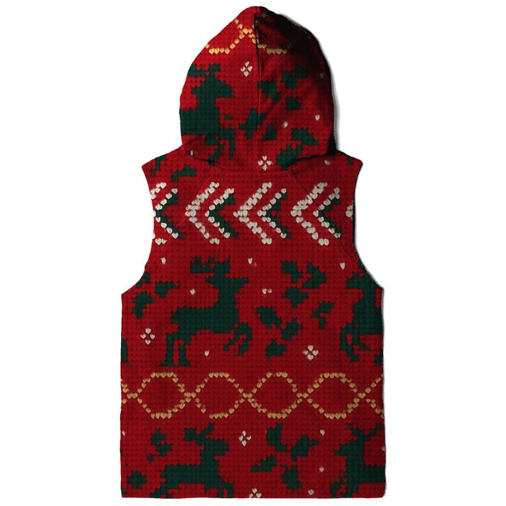 Tacky Tinsel Reindeer Carousel Design hoodies fashion