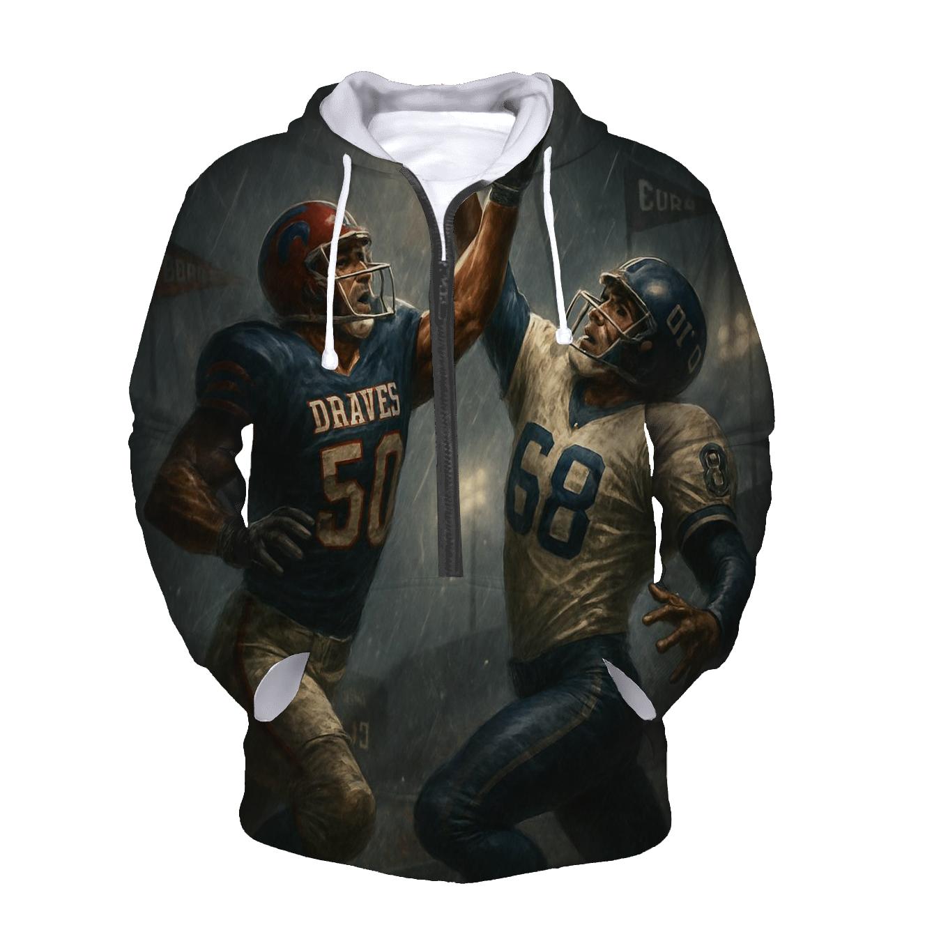 Gridiron Showdown Atlanta Chicago premium hoodies