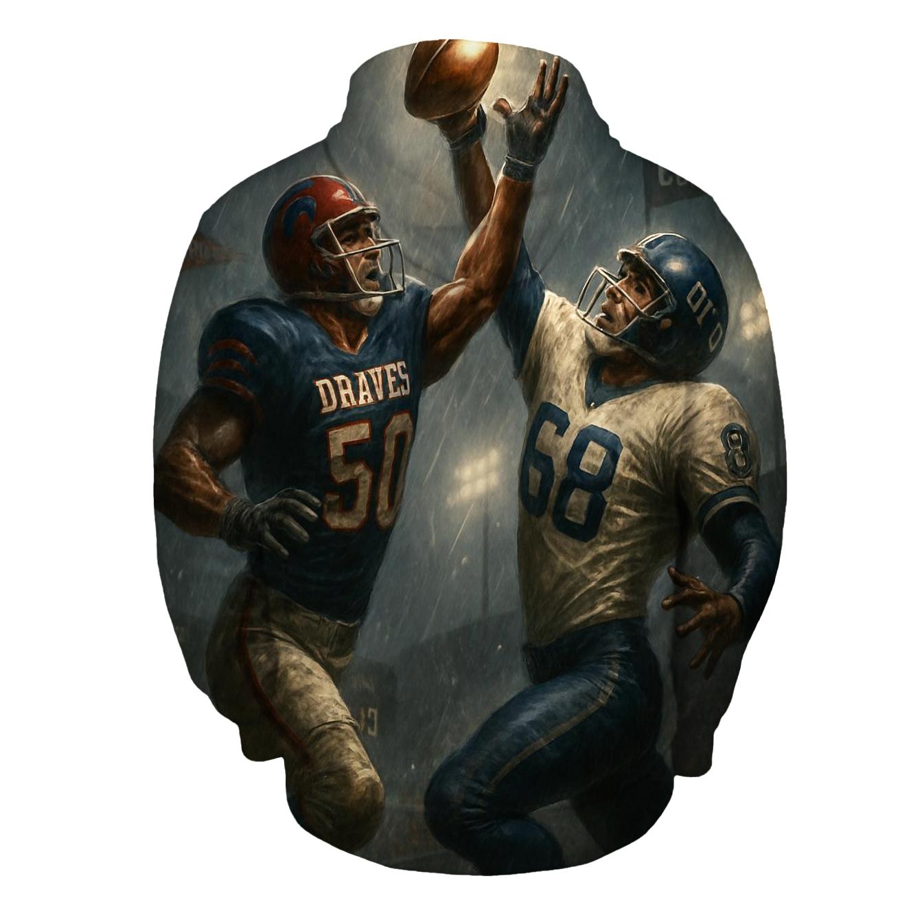 Gridiron Showdown Atlanta Chicago premium hoodies