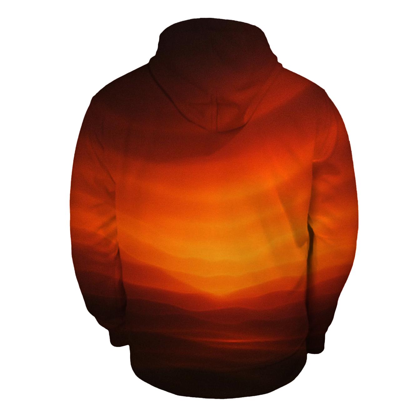 Molten Horizon Flow premium hoodies
