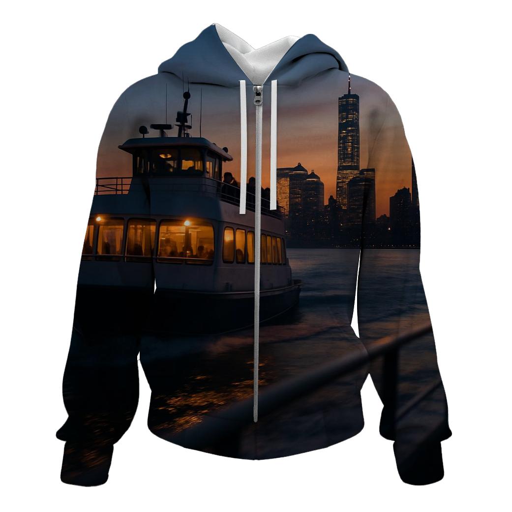 Hudson Twilight Labor Day Commute zip-up hoodies