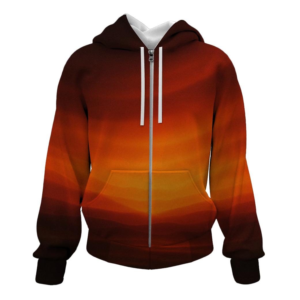 Molten Horizon Flow custom hoodies