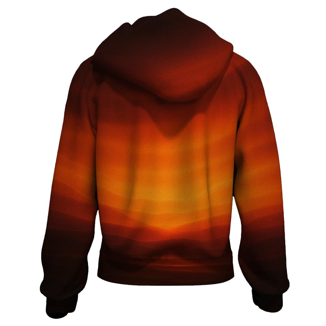 Molten Horizon Flow custom hoodies