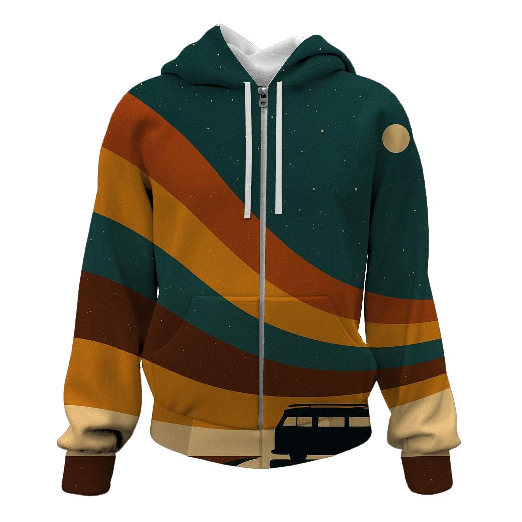 Starlit Groove Stripes hoodie styles