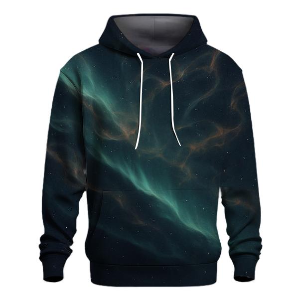 Auroral Filament Harvest printed hoodies