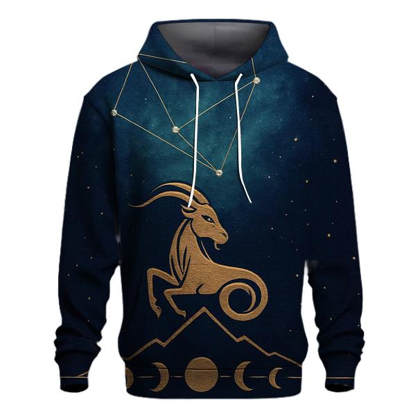 Capricorn Mountain Goat Nebula Map custom hoodies