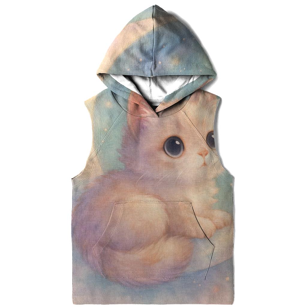 Moonlit Lavender Kitten hoodies fashion