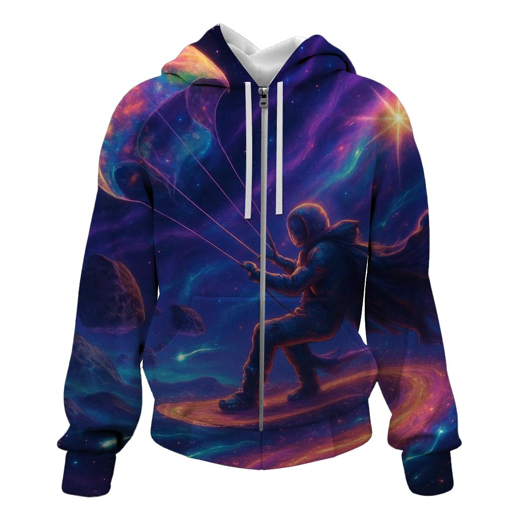 Celestial Kite Rider custom hoodies