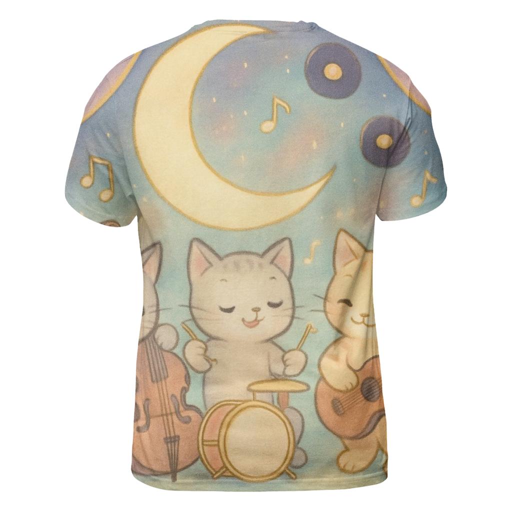 Celestial Jazz Lounge Kittens custom all-over print shirts