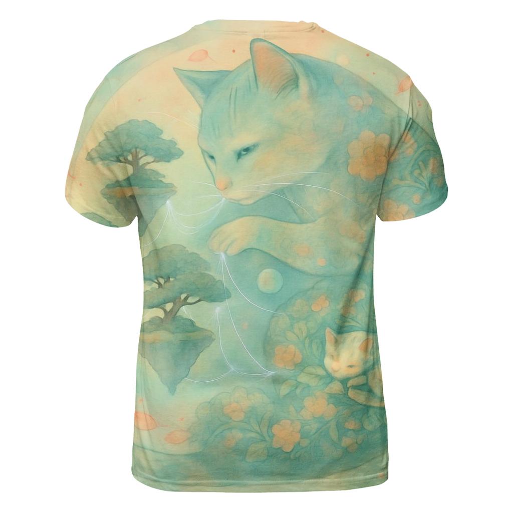 Dreamweaver Cat Of Floating Gardens designer pattern shirts