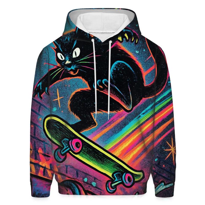 Galactic Skateboard Alley Cat heavyweight hoodies