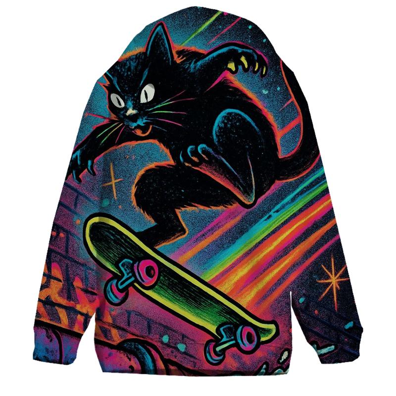 Galactic Skateboard Alley Cat heavyweight hoodies