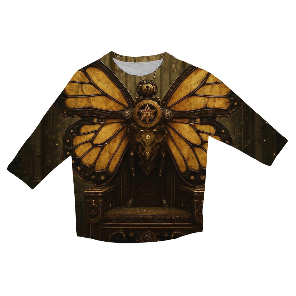Random Clockwork Monarch personalized 3/4 sleeve tees