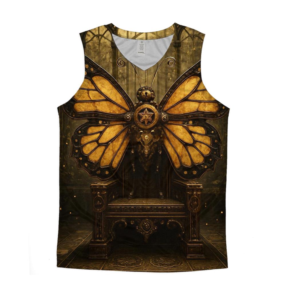Random Clockwork Monarch sports performance tank tops
