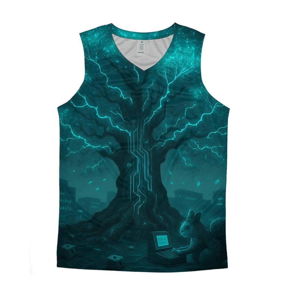 Random Circuit Tree casual summer tank tops