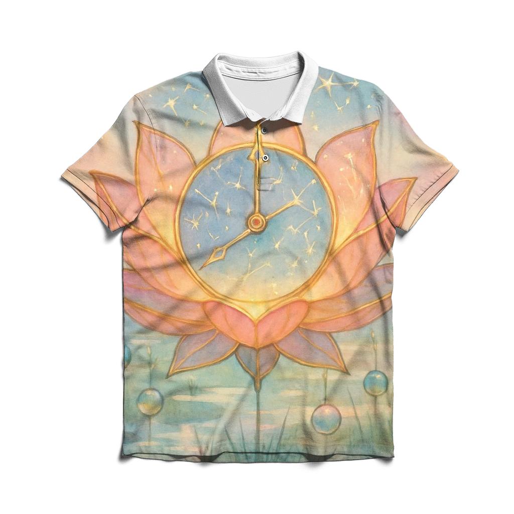 Random Time Bloom designer slim fit polos