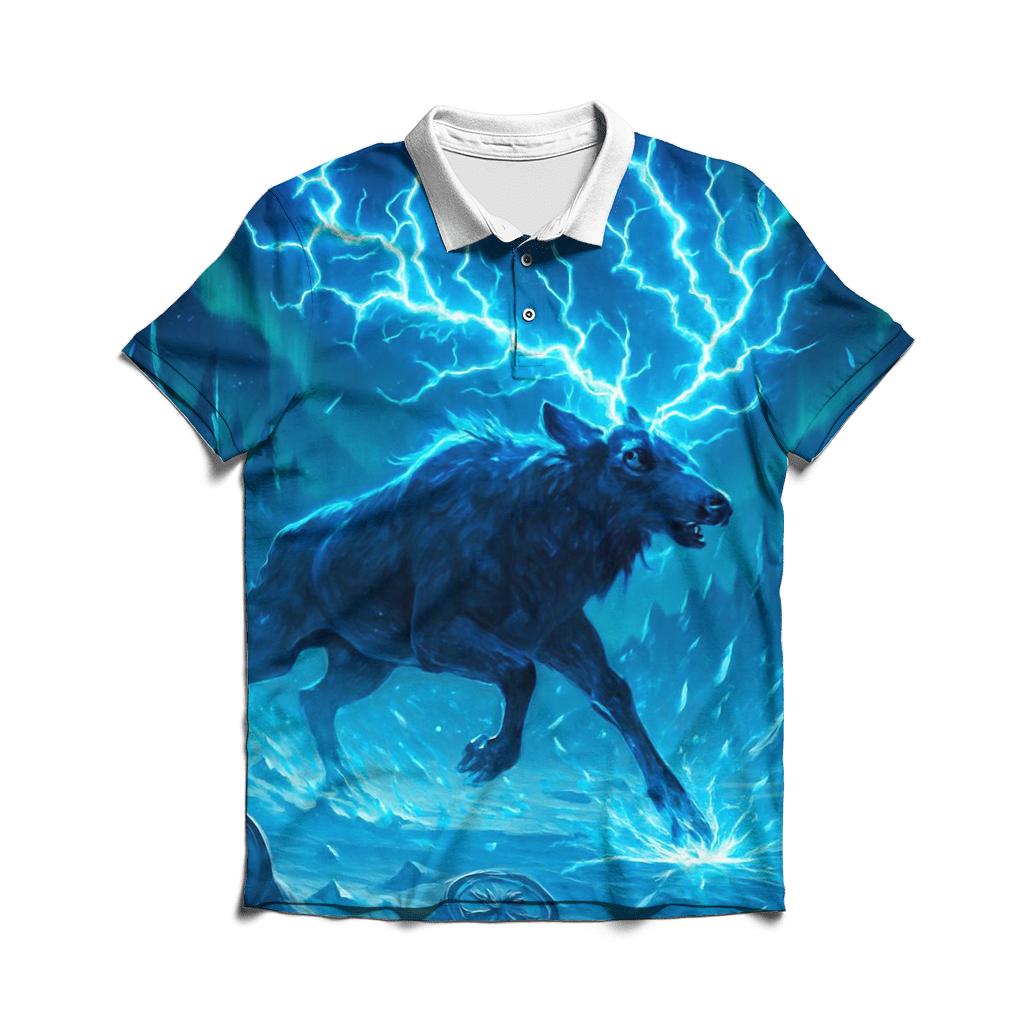 Random Electric Elk premium cotton polo shirts