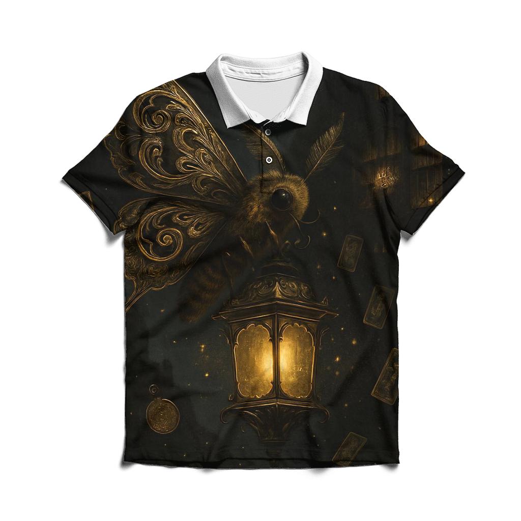 Random Gilded Moth Oracle personalized polo shirts