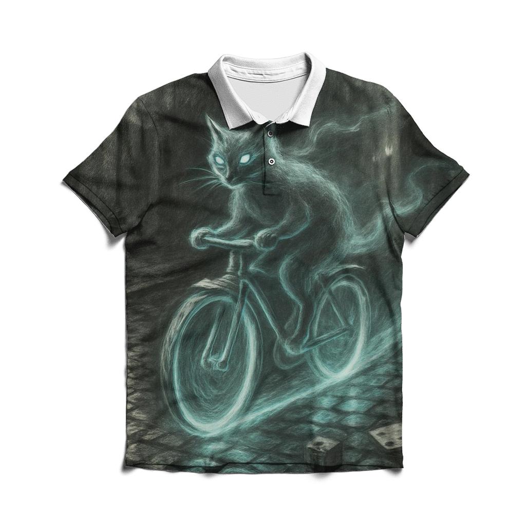 Random Phantom Bicycle custom polo shirts