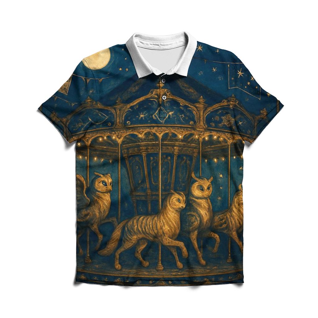 Random Midnight Carousel branded logo polo shirts