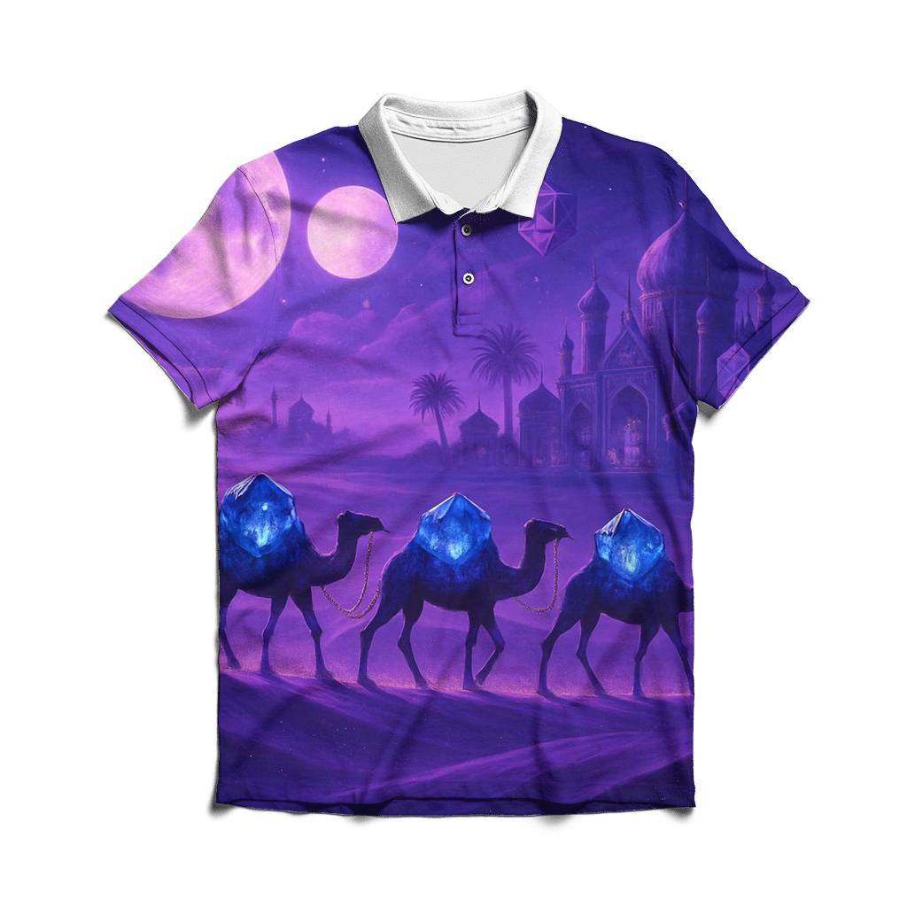 Random Sapphire Caravan classic pique polos