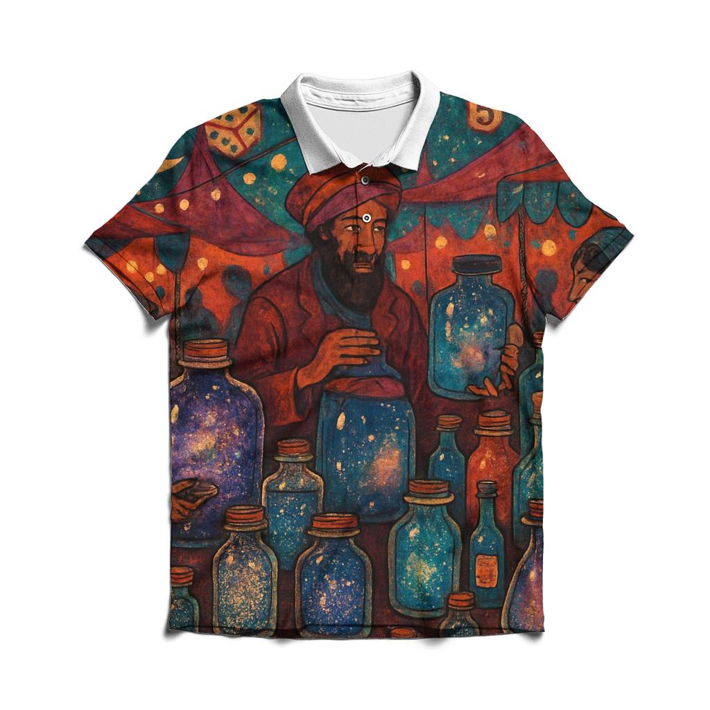 Random Stardust Market classic pique polos