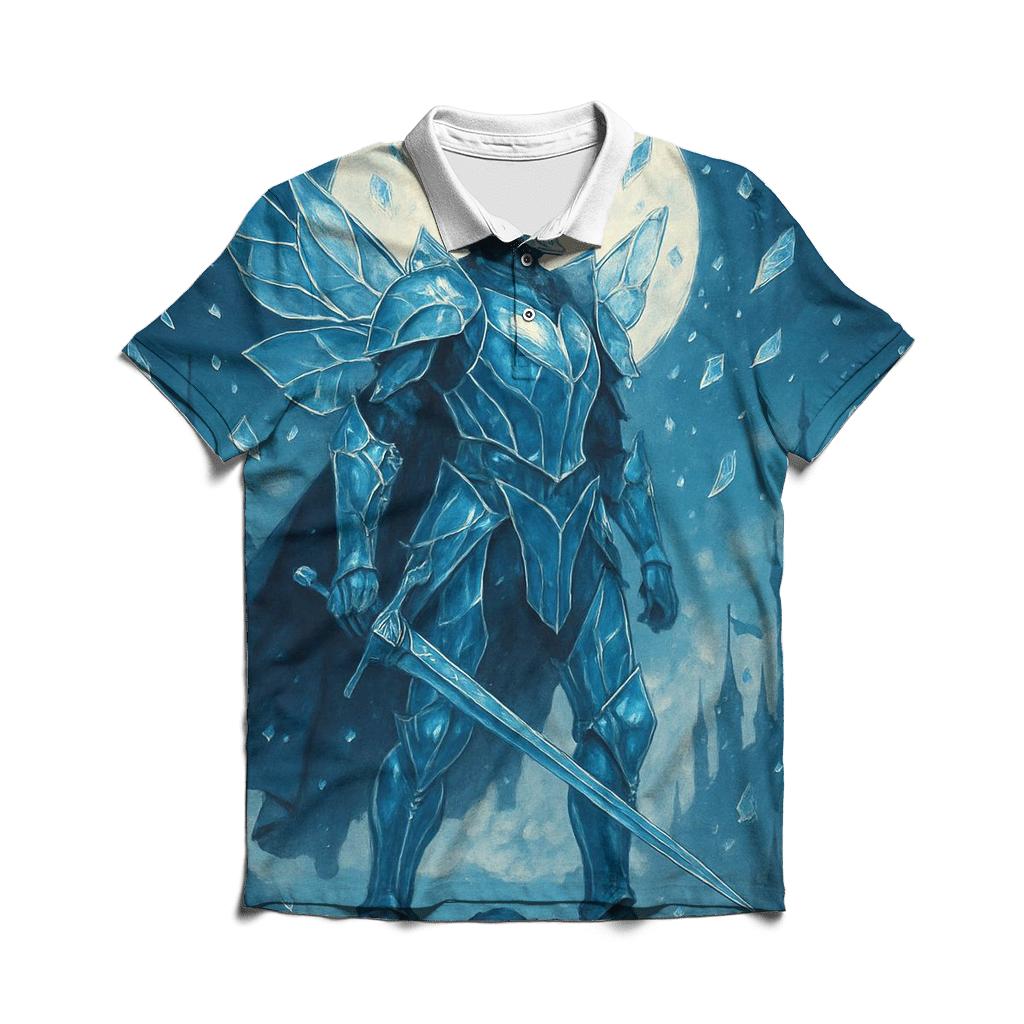 Random Glasswing Knight personalized polo shirts