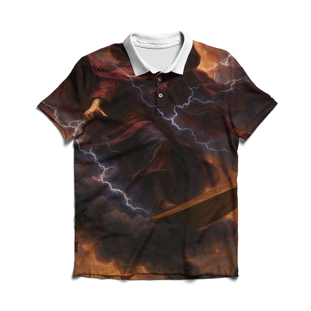 Random Velvet Storm Rider branded logo polo shirts