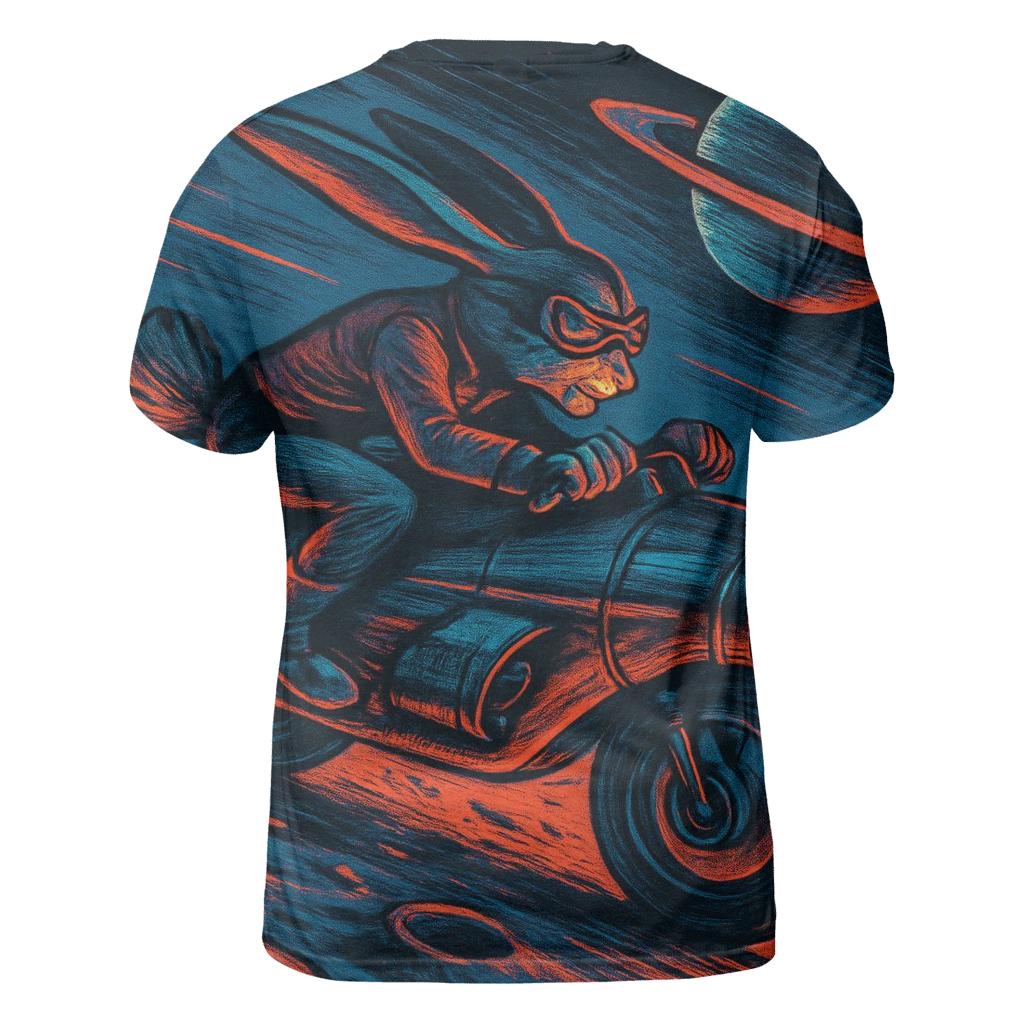 Random Lunar Street Racer trendy printed shirt styles