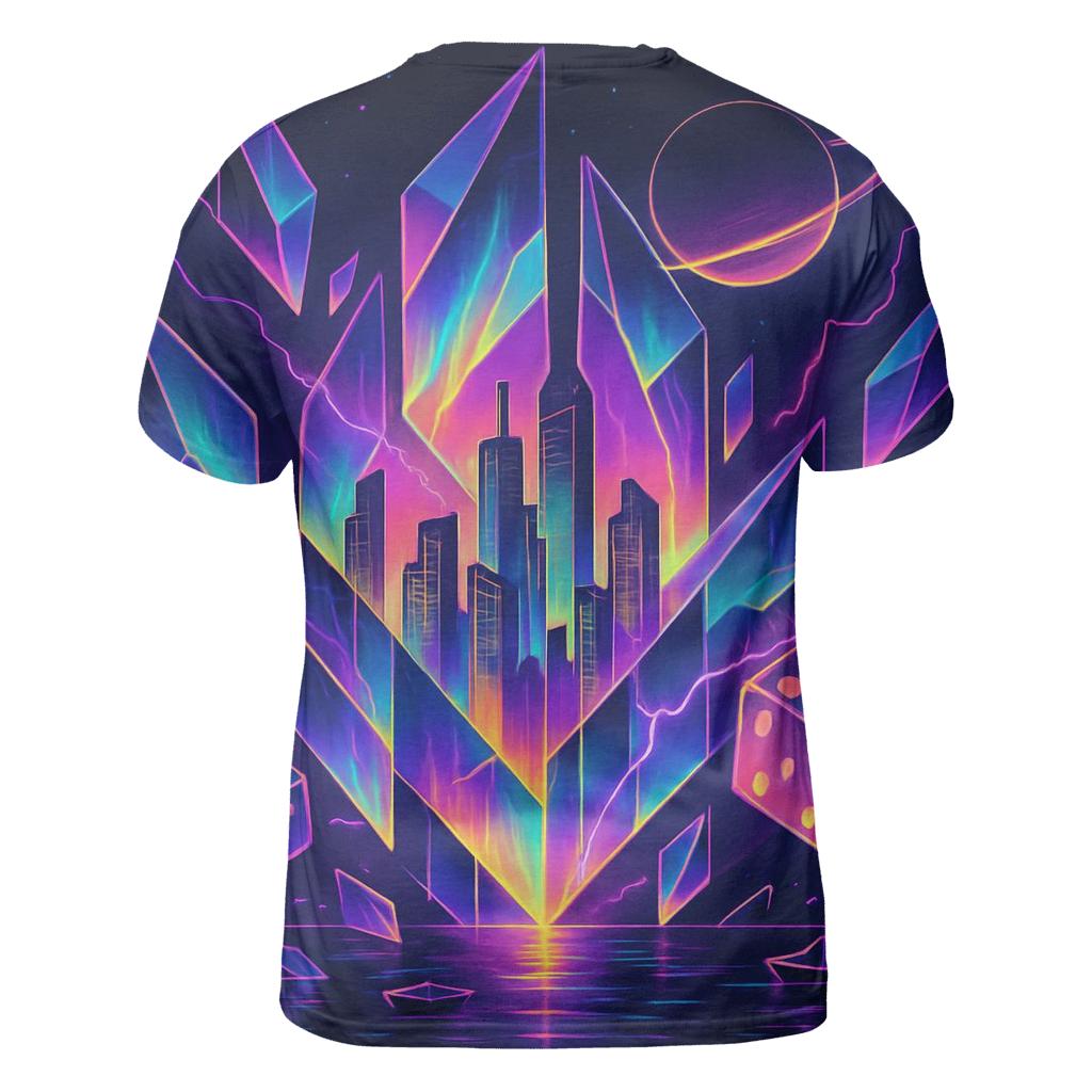 Random Shattered Aurora designer pattern shirts