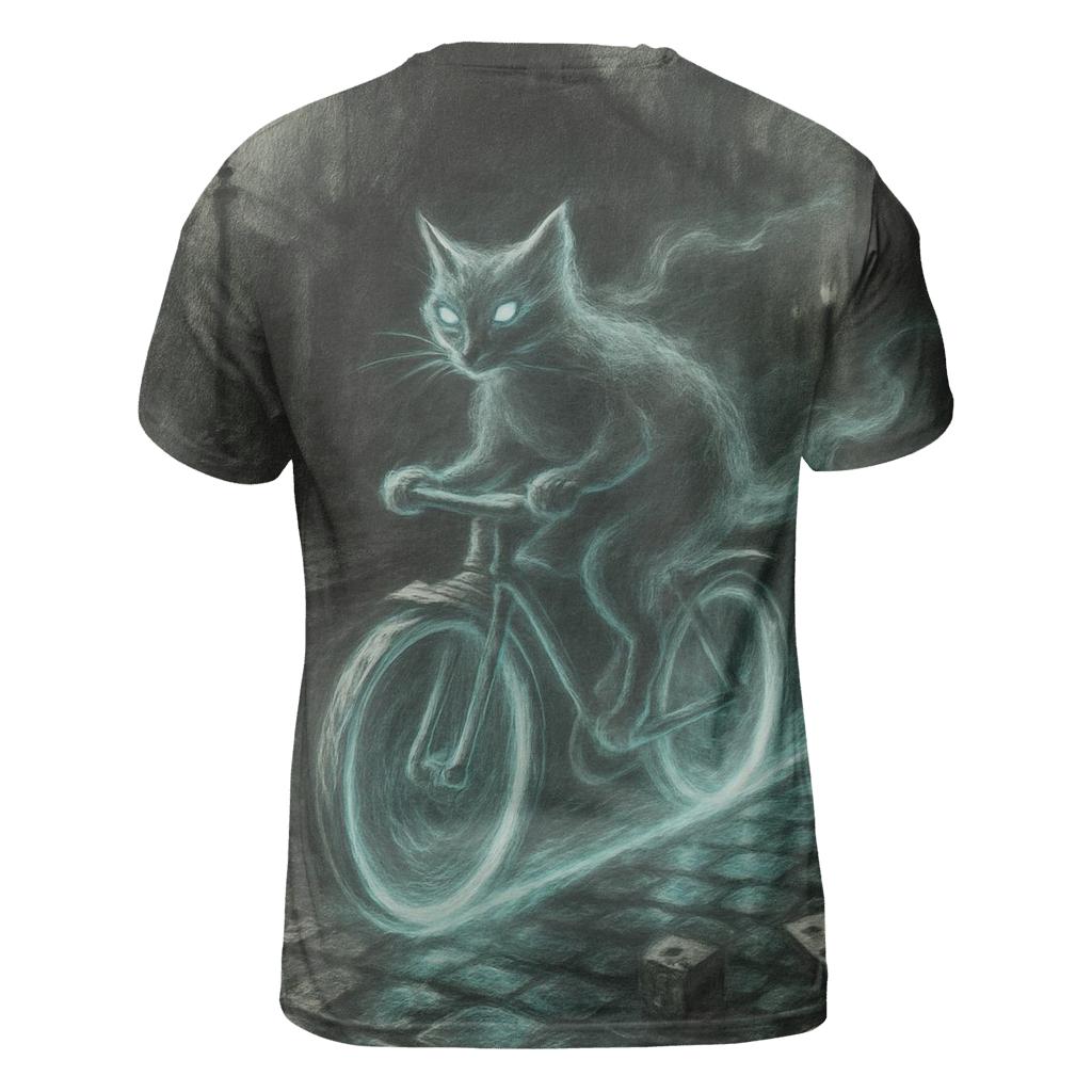 Random Phantom Bicycle creative print fashion shirts