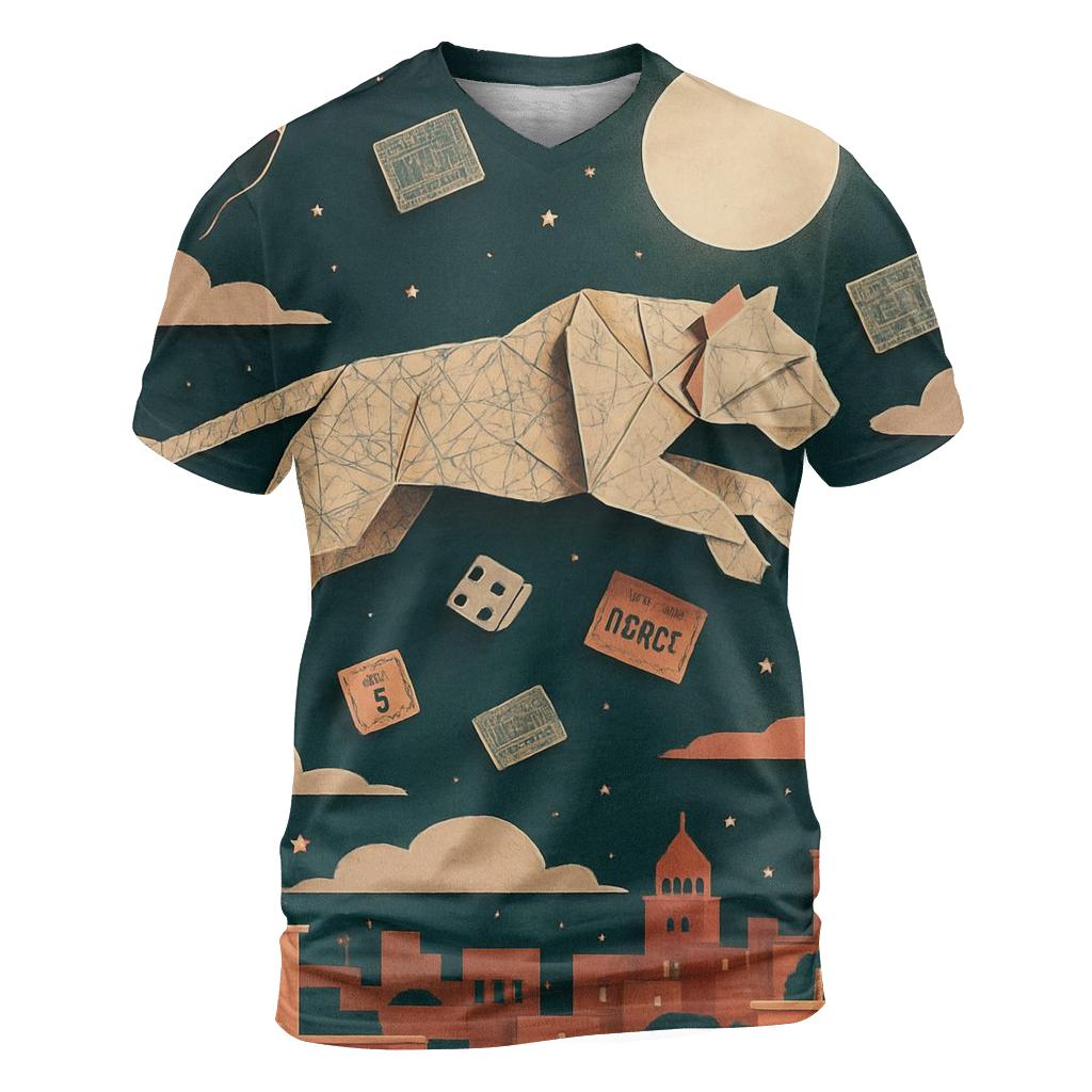 Random Paper Tiger Sky unique graphic print tees