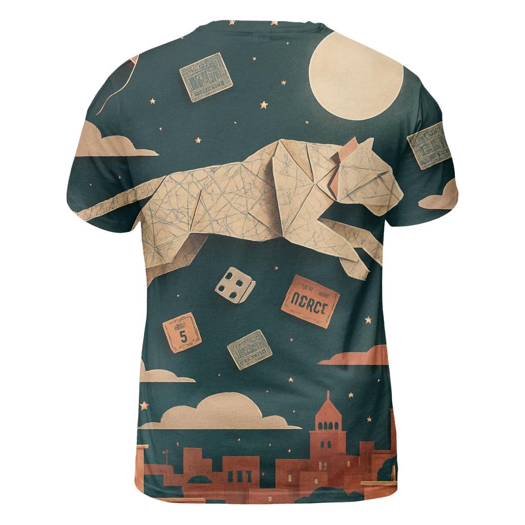 Random Paper Tiger Sky unique graphic print tees