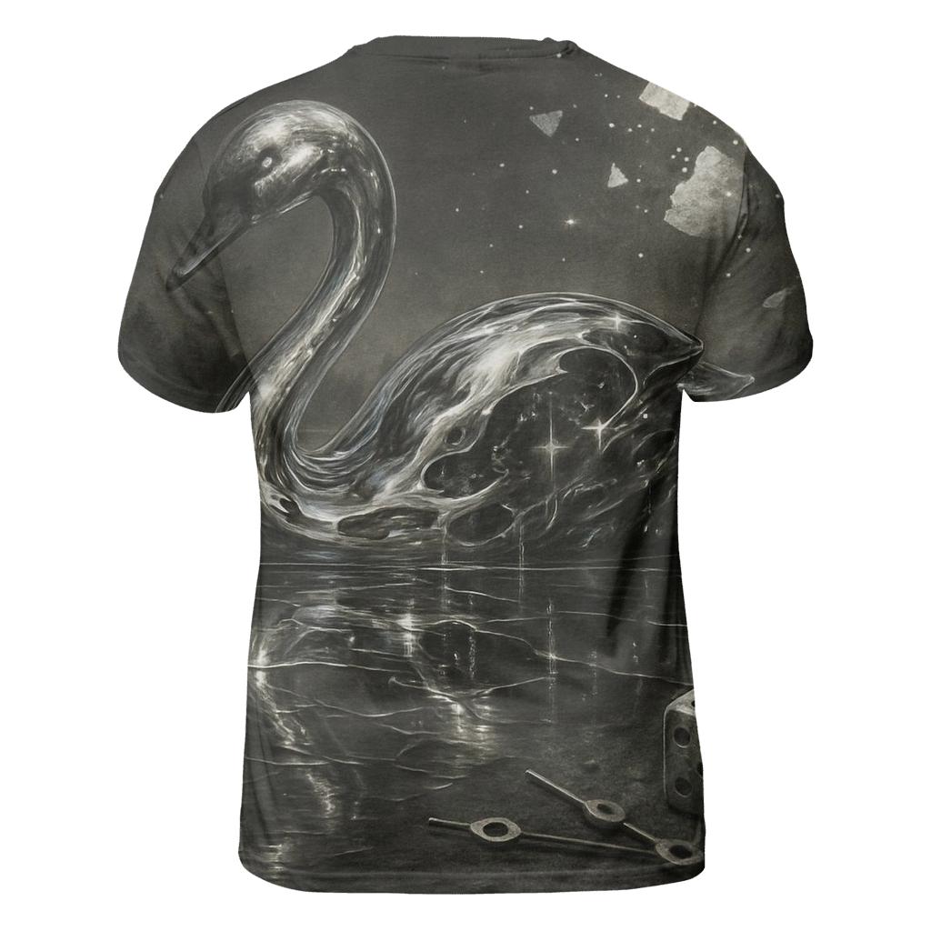 Random Mercury Swan trendy printed shirt styles