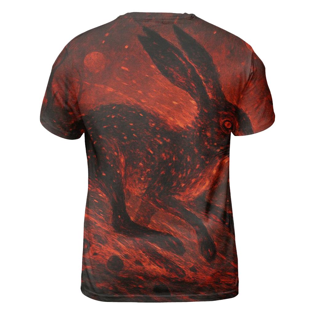 Random Ember Hare unique graphic print tees