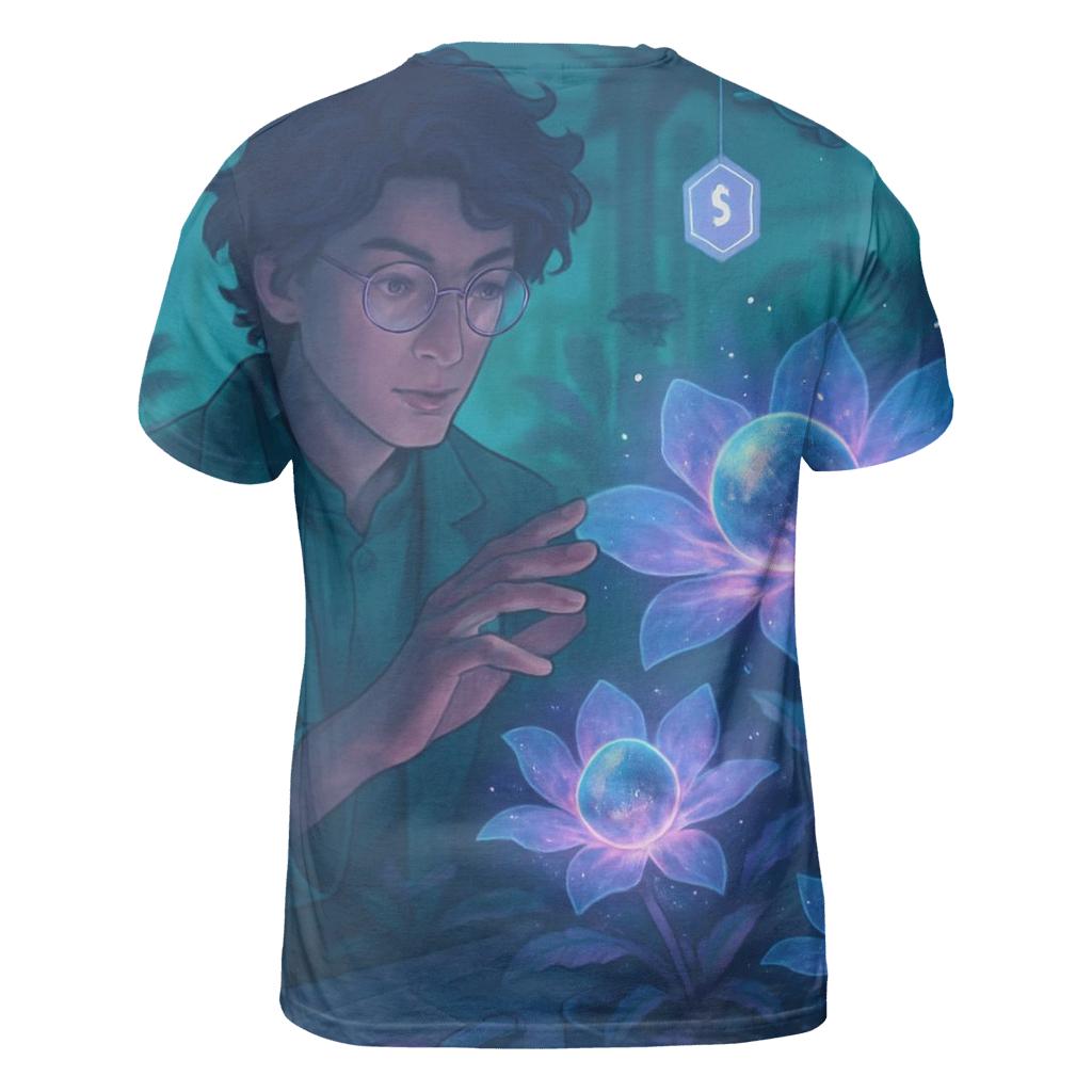 Random Holographic Botanist unique graphic print tees